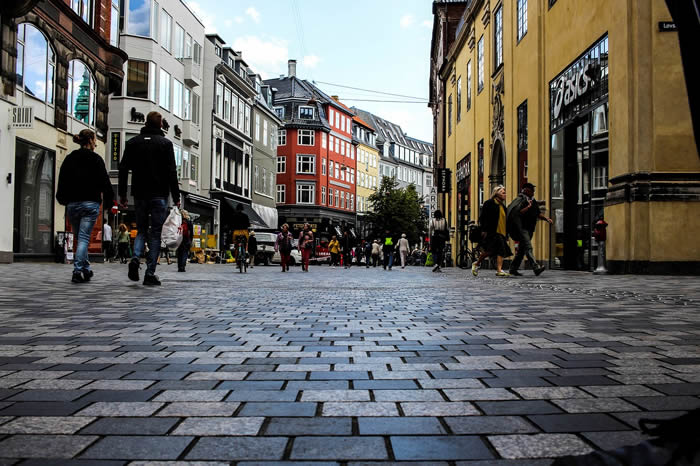 La ville de Copenhague au Danemark
